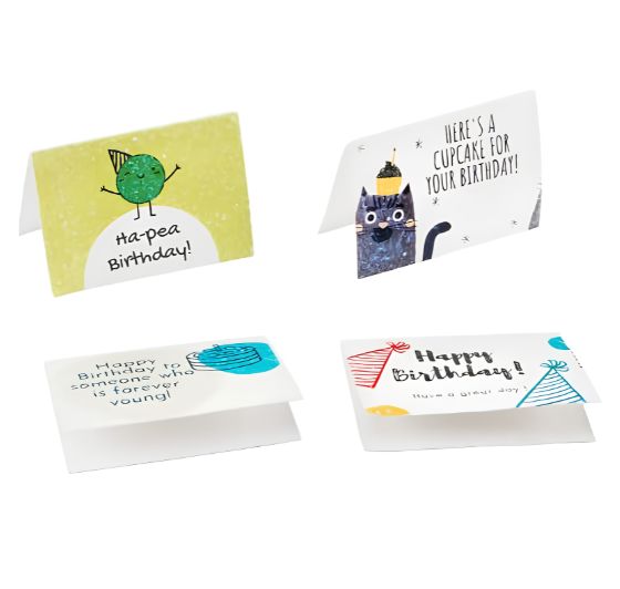 Plantable Seed Paper Birthday Card – Bee Cute Eco Friendly Greeting Card with Basil Seeds