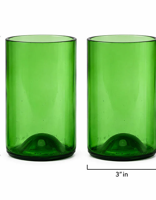 Load image into Gallery viewer, Upcycled Wine Glasses Set of 2
