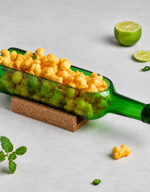 Load image into Gallery viewer, Upcycled Wine Bottle Platter – Handmade Recycled Glass Serving Tray
