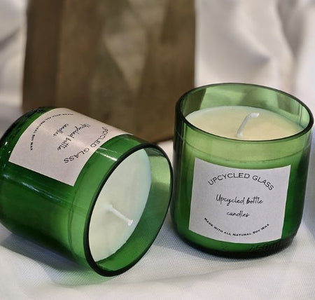 Eco Soy Wax Wine Bottle Candle