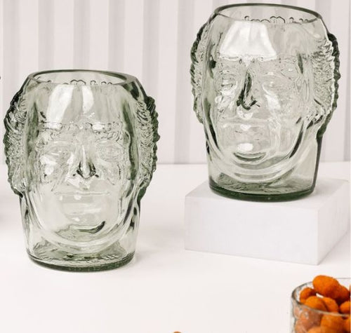 Load image into Gallery viewer, Old Monk Quirky Glasses (Set of 2)
