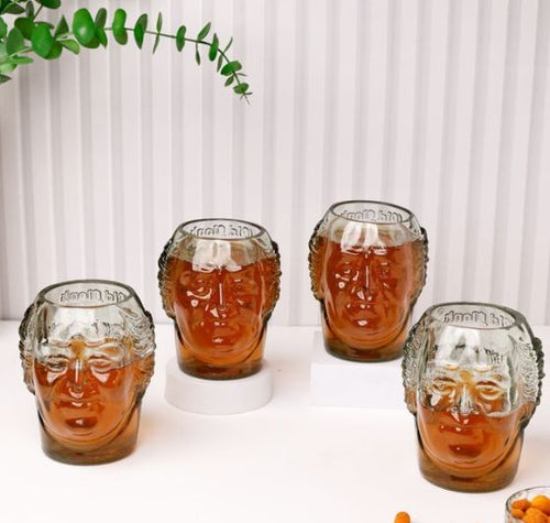 Load image into Gallery viewer, Old Monk Quirky Glasses (Set of 2)
