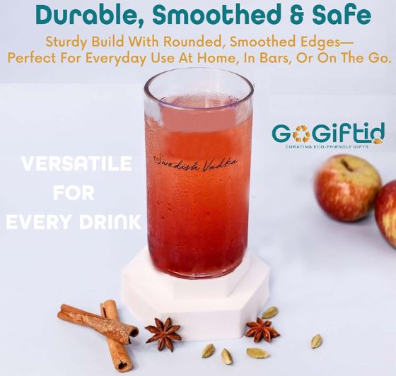 Upcycled Absolut Vodka Glass – Handmade Recycled Cocktail Glass