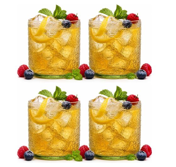 Old Monk Small Rum Glasses – Handmade Eco-Friendly Barware