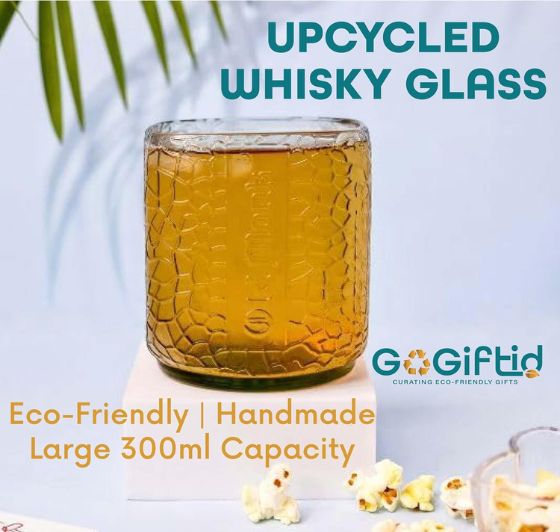 Old Monk Small Rum Glasses – Handmade Eco-Friendly Barware