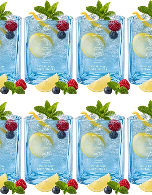 Load image into Gallery viewer, Handmade Upcycled Bombay Sapphire Gin Glasses
