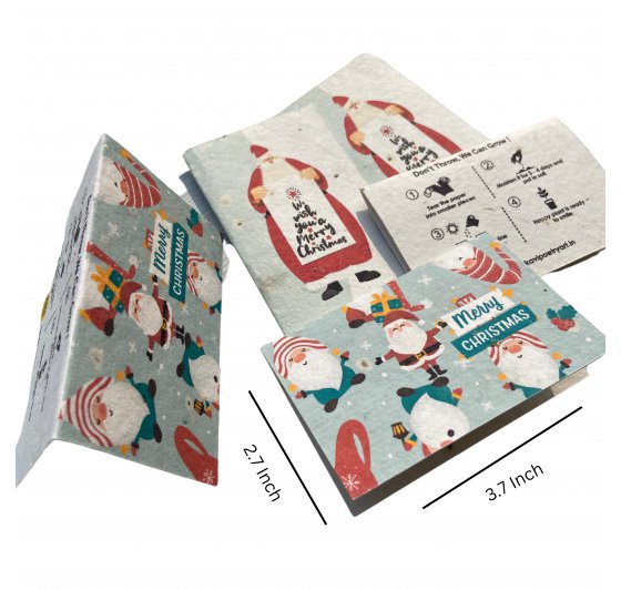 Plantable Christmas Cards - 12 Multi Design