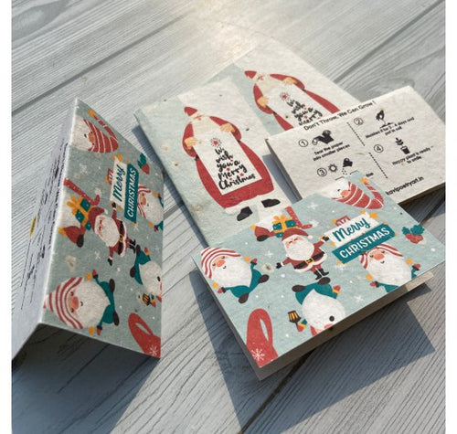 Load image into Gallery viewer, Plantable Christmas Cards - 12 Multi Design
