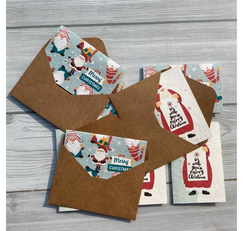 Load image into Gallery viewer, Plantable Christmas Cards - 12 Multi Design
