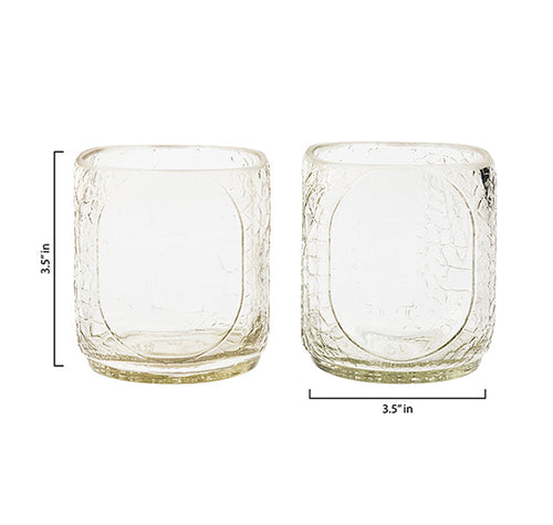 Load image into Gallery viewer, Upcycled Old Monk Glasses Set of Two 
