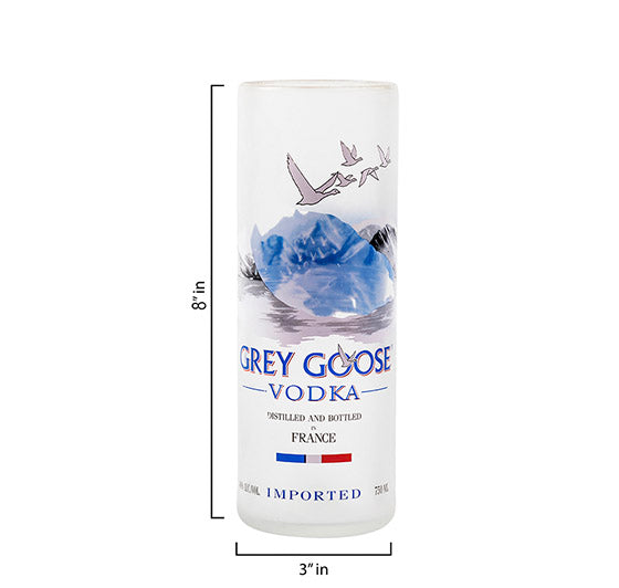 Upcycled Grey Goose Vodka Glass - Hygienic 