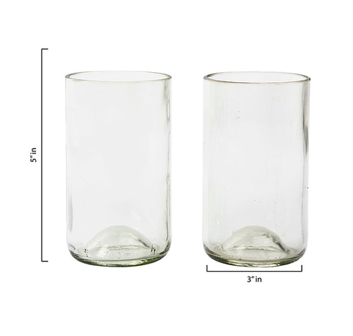 Load image into Gallery viewer, Sturday and Safe Wine Bottle Glasses Set of Two

